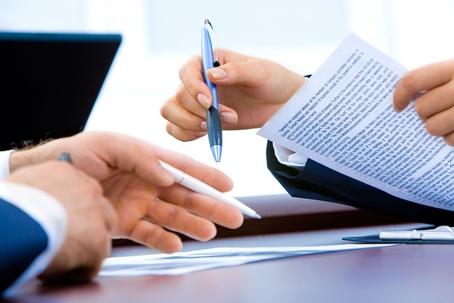 person signing lease agreement